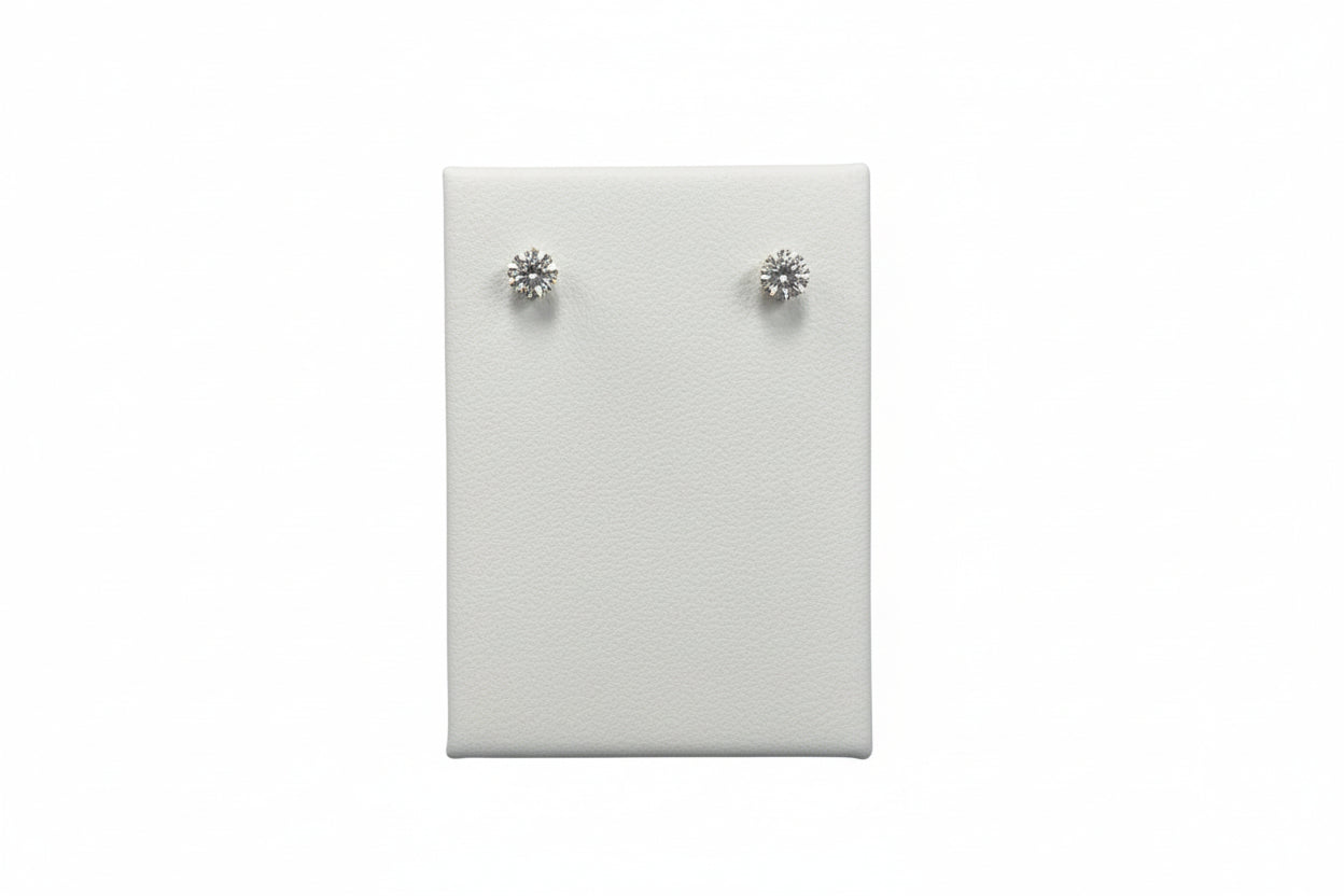 10K Yellow Gold Round Illusion DIAMOND 0.10CTW Studs