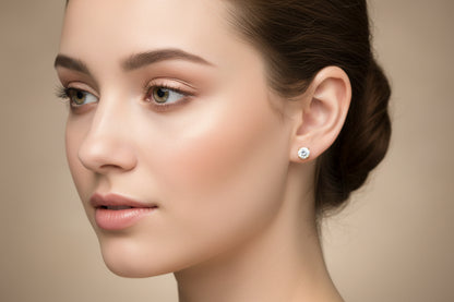14k Yellow Gold Round DIAMOND 0.50CTW Studs