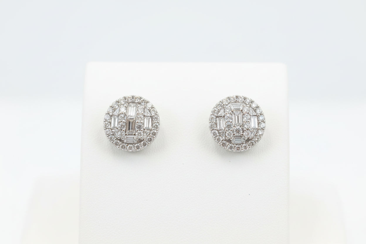 10k Yellow Gold Round DIAMOND 0.25CTW Earings
