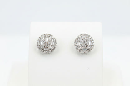 10k Yellow Gold Round DIAMOND 0.25CTW Earings