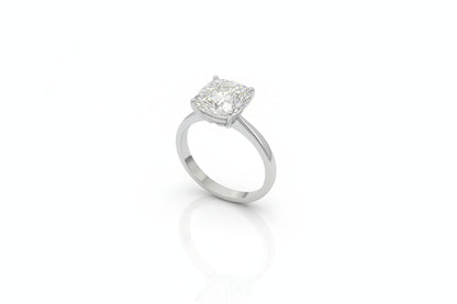 925 Silver Cushion Cut Moissanite 2.00CTW Ring