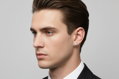 10k Yellow Gold Round Cluster DIAMOND 0.30CTW Studs