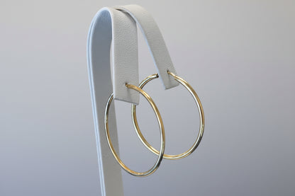 14k YG Hoops