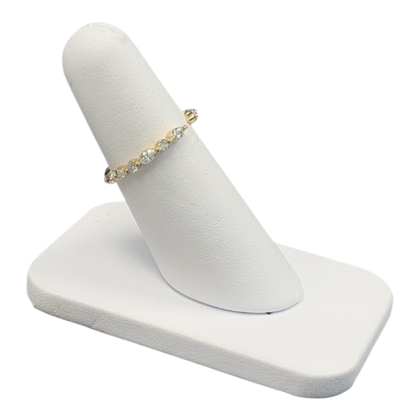 14k Yellow Gold Marquise/Round LAB DIAMOND 0.50CTW Ladies Band