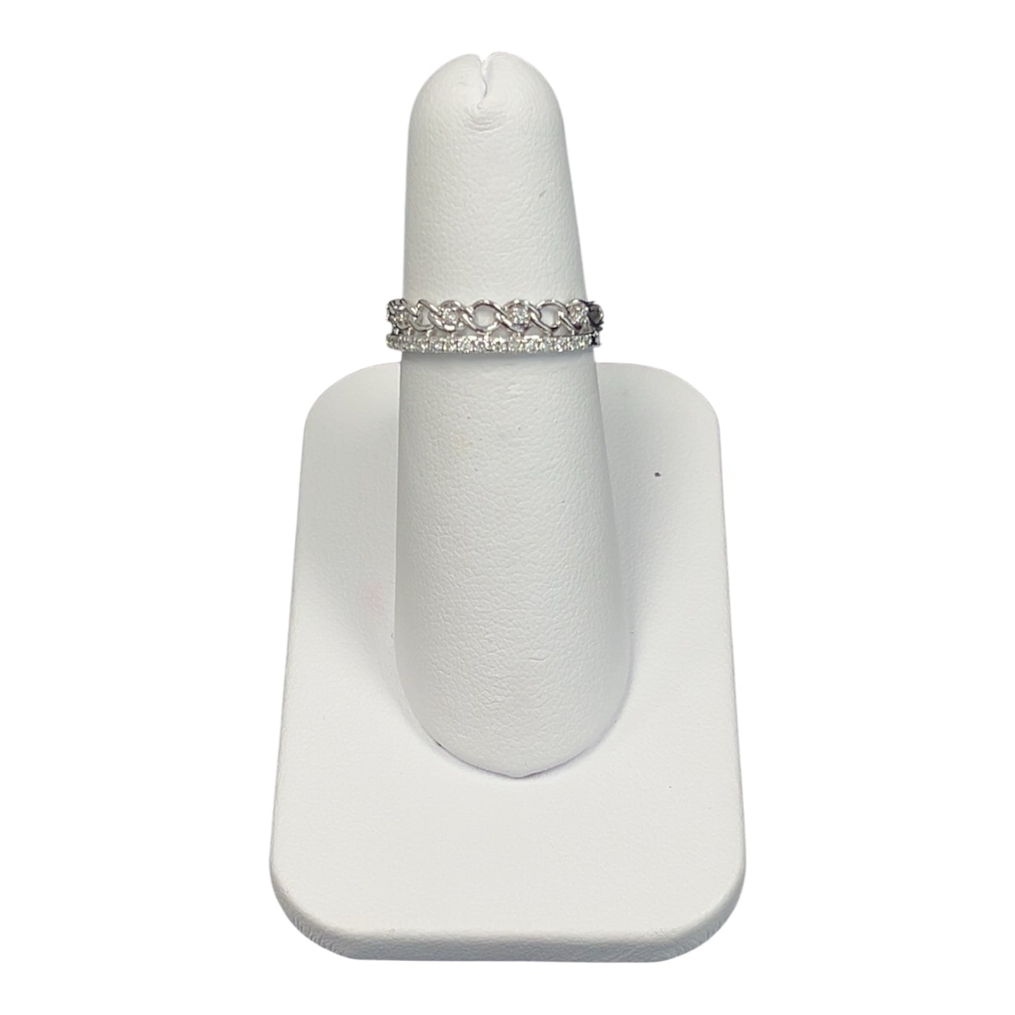 10k White Gold DIAMOND 0.20CTW  Band