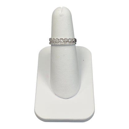 10k White Gold DIAMOND 0.20CTW  Band