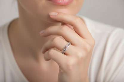 10k White Gold DIAMOND 0.20CTW  Band