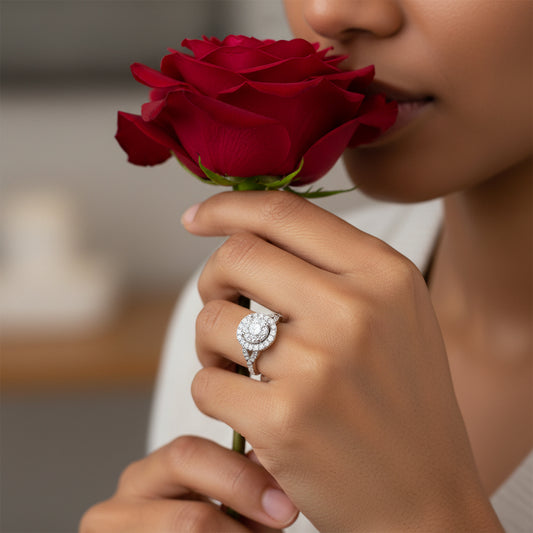 14k White Gold Round Twist DIAMOND 1.88CTW