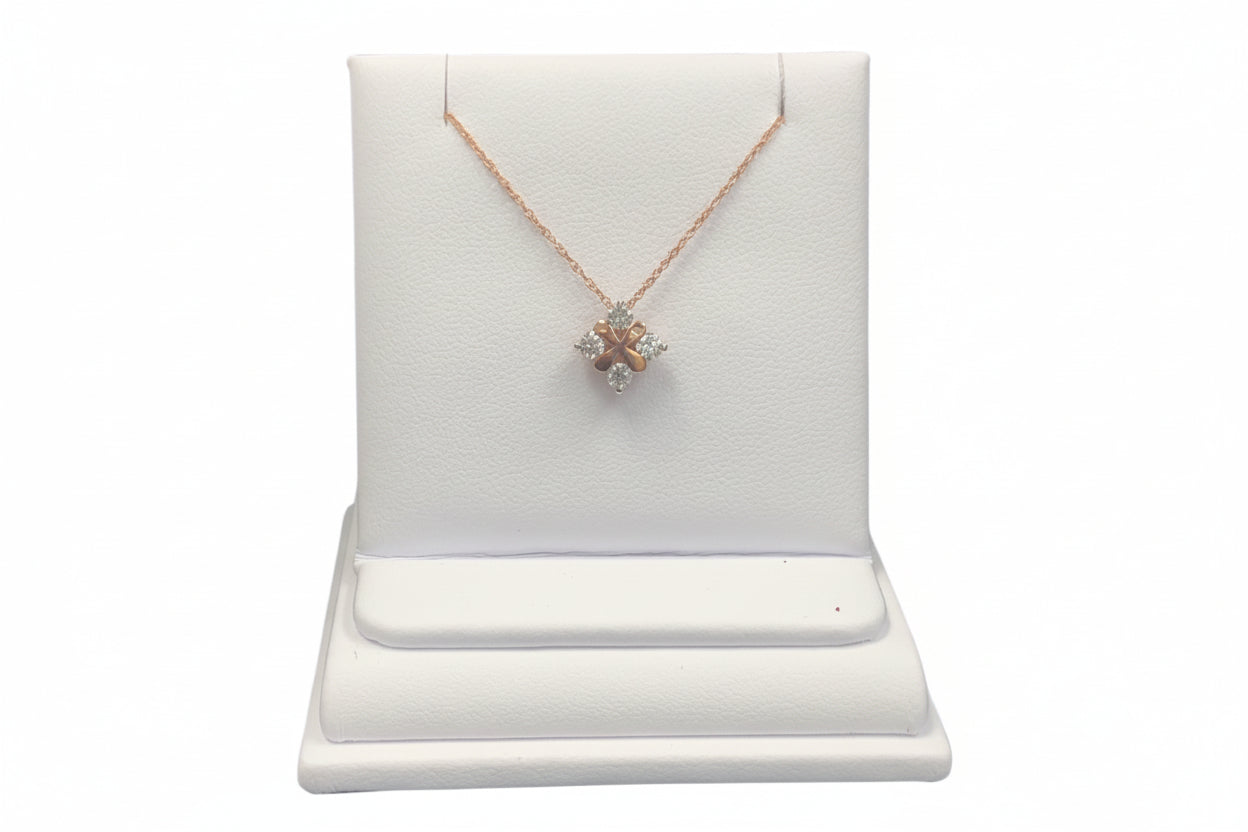 10k Rose Gold LAB DIAMOND 0.33CTW Necklace