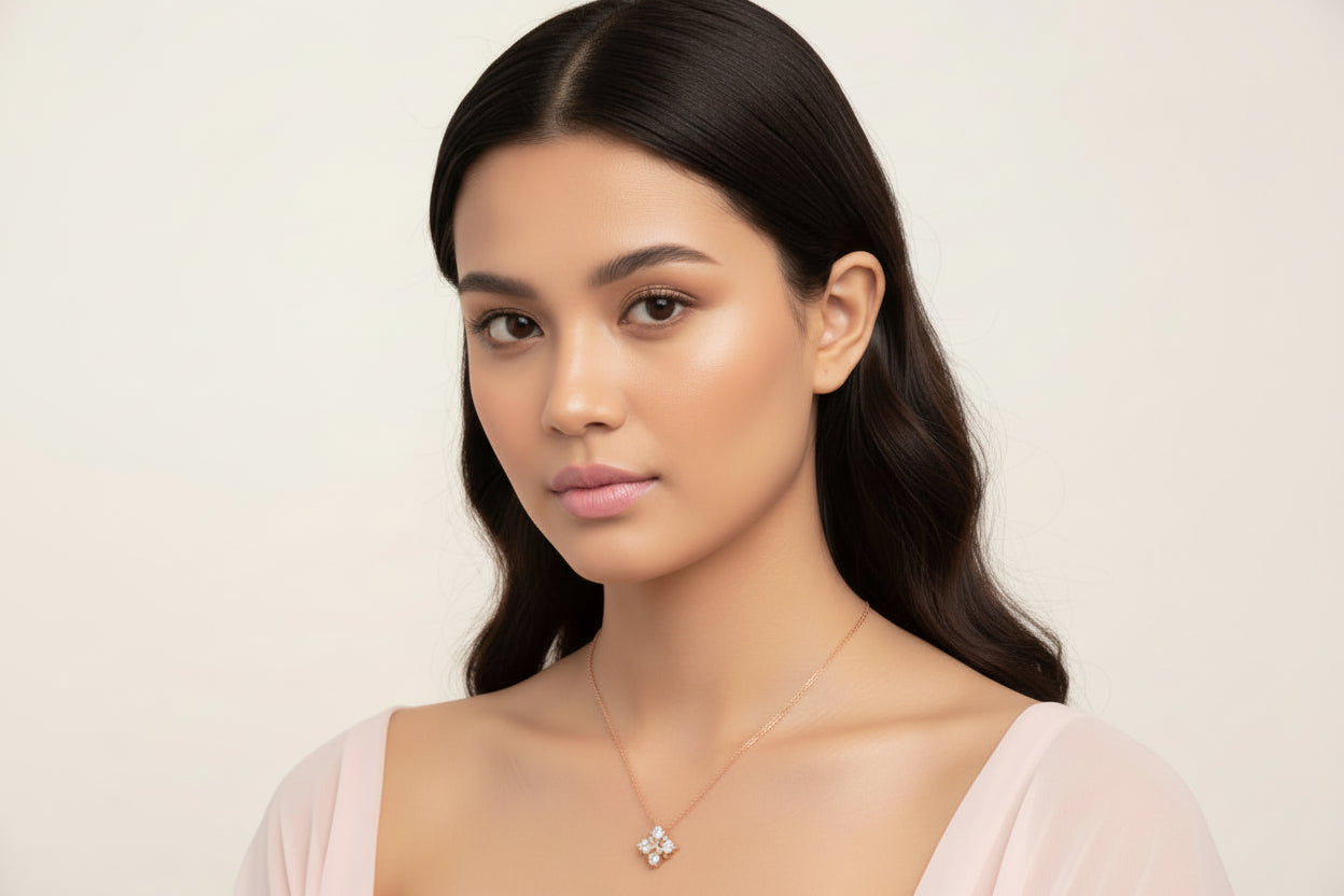 10k Rose Gold LAB DIAMOND 0.33CTW Necklace