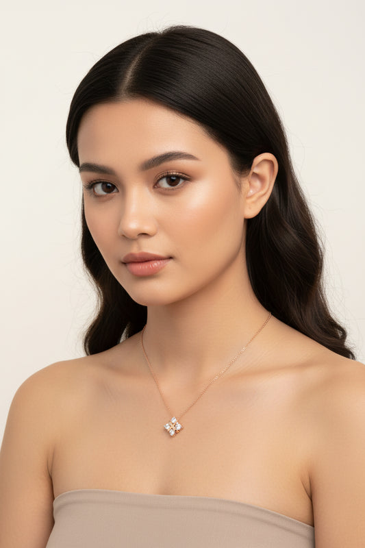 10k Rose Gold LAB DIAMOND 0.33CTW Necklace