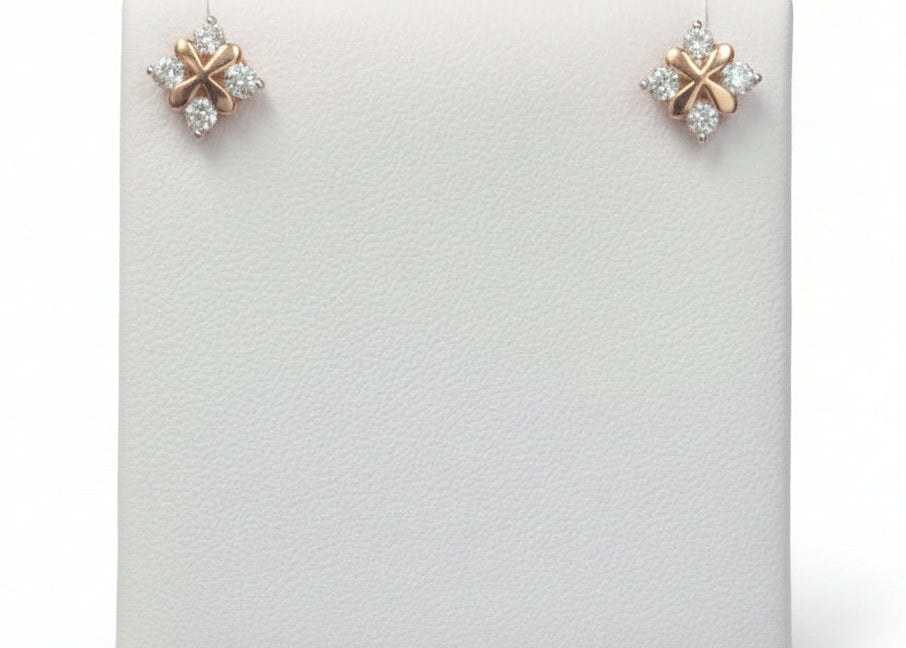10k Rose Gold LAB DIAMOND 0.40CTW Earings