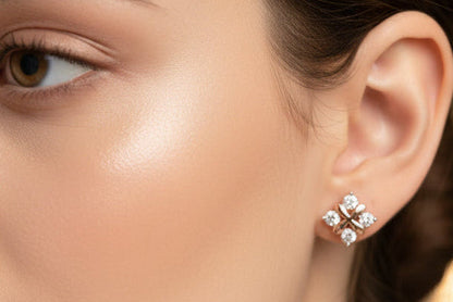 10k Rose Gold LAB DIAMOND 0.40CTW Earings