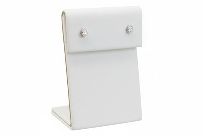 10k White Gold Pear Bezel LAB DIAMOND 0.18CTW Studs