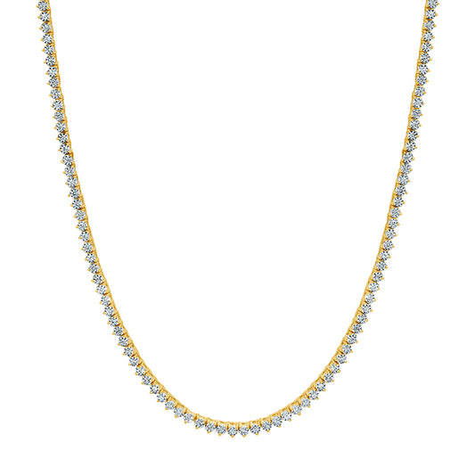10KT 2.54-2.64CT D-NECKLACE "26inch"