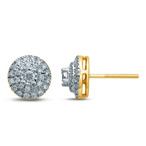 10K 0.38-0.43CT D-EARRINGS