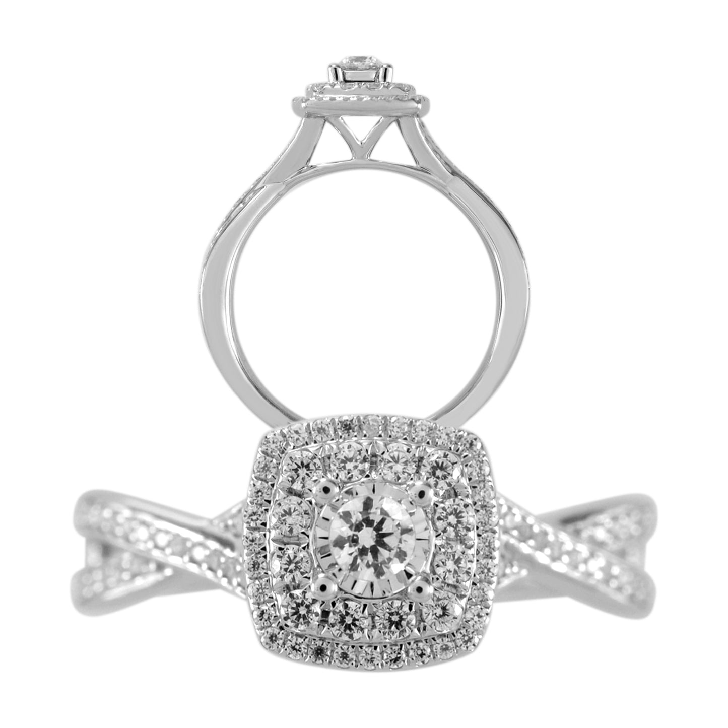14K 0.49- 0.51CT DLADIES RINGS