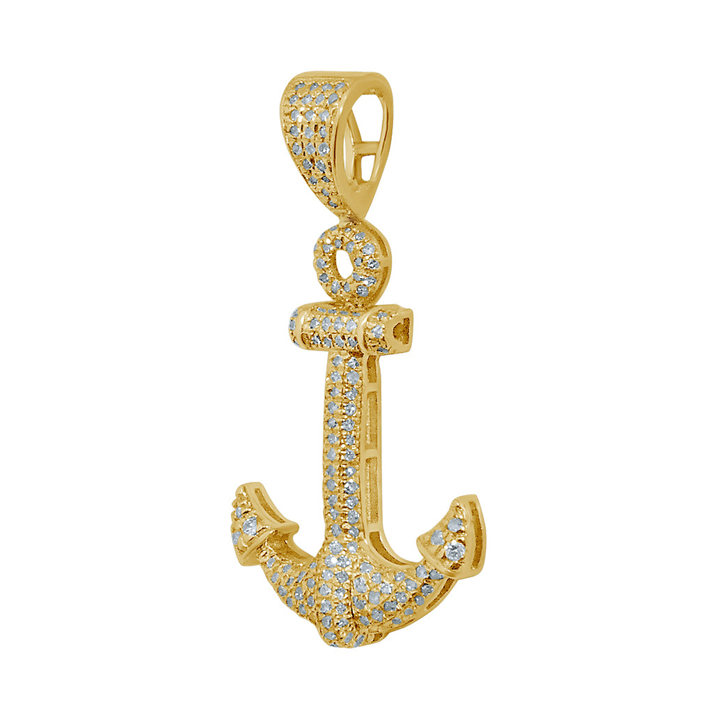 10KT 0.40-0.43CT D-CHARM "ANCHOR"