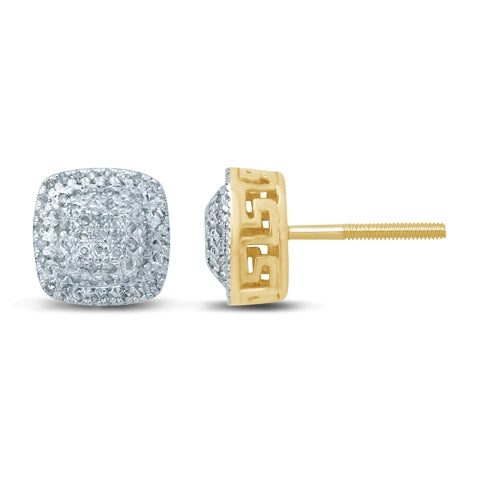10K 0.31-0.37CT D-MICROPAVE EARRING