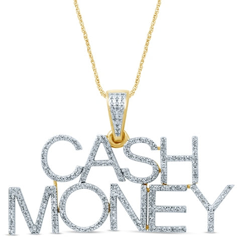 SPL PRICE: 10K 0.48-0.55CT D- "CASH MONEY" CHARM