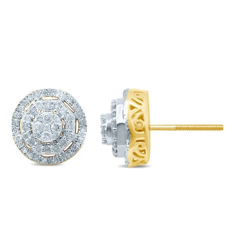 10K 0.49-0.54CT D-EARRINGS