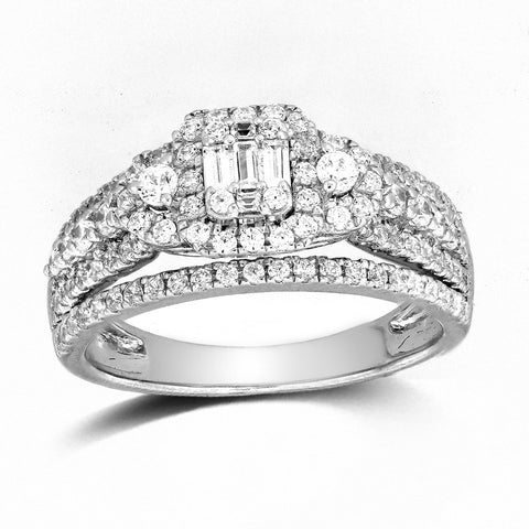 14K 0.92-  0.95CT D-LADIES RINGS