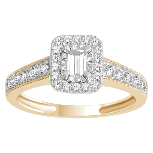 SPL PRICE 14KT 0.50CT D-LADIES RING