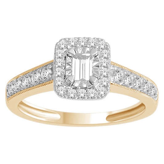 SPL PRICE 14KT 0.50CT D-LADIES RING