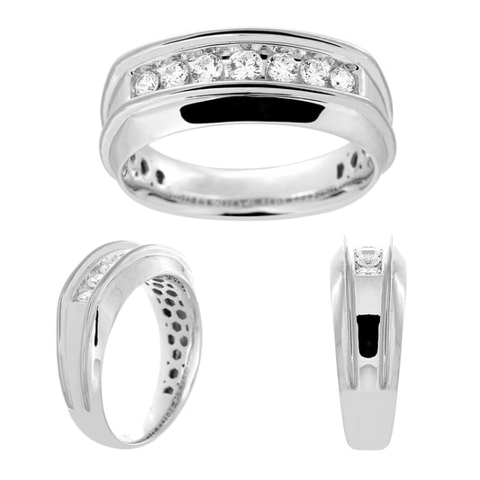 14K 0.46-0.52CT D-MENS BANDS
