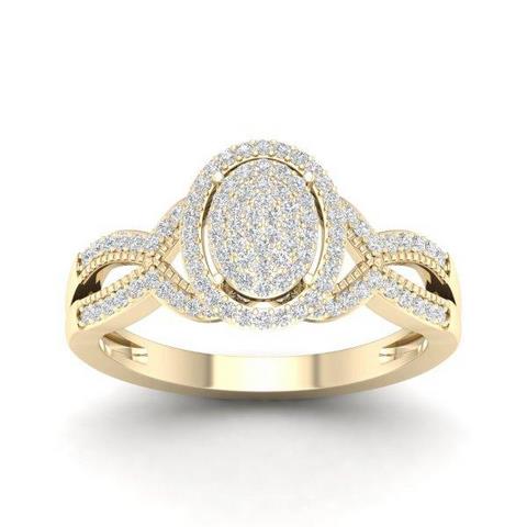 10K 0.25CT D-LADIES RINGS