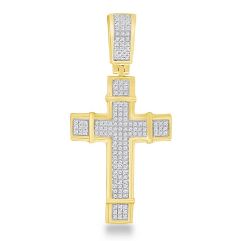 SPL PRICE 10KT 0.28- 0.30CT D-CHARM "CROSS"