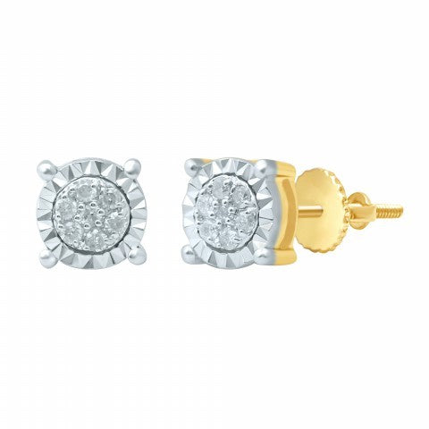 10K 0.14-0.16CT D-EARRINGS