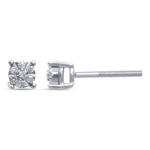 10K 0.09- 0.12CT D-EARRING