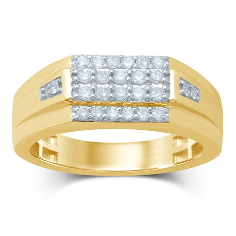 10K 0.46-0.55CT D-MENS RING