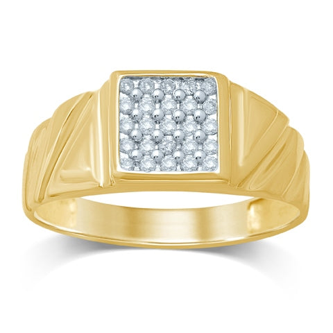 10K 0.24-0.27CT D-MENS RINGS