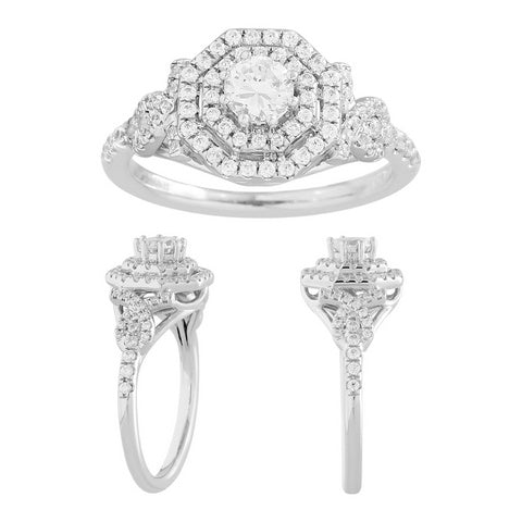 14K 0.72-0.75CT D-LADIES RINGS