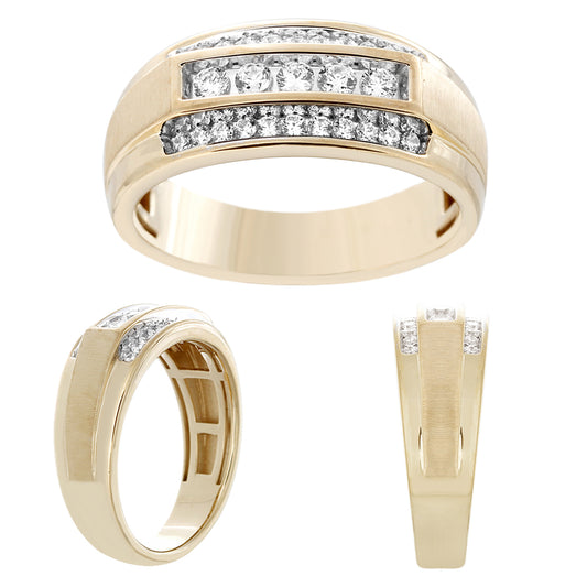 14K 0.45-0.49CT D-MENS BANDS