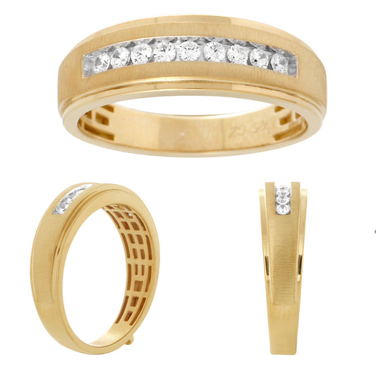 14K 0.23-0.29CT D-MENS BANDS