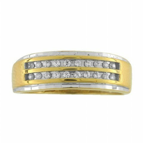 10K 0.24- 0.27CT D-MENS BANDS