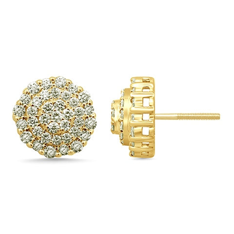 SPL PRICE: 10K 1.20-1.25CT D-DARK EARRINGS