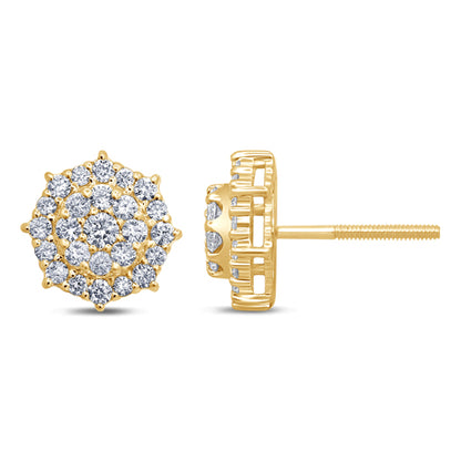 10K 0.72-0.80CT D-DARK EARRINGS