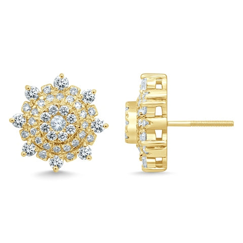 SPL PRICE: 10K 1.60-1.63CT D-DARK EARRINGS