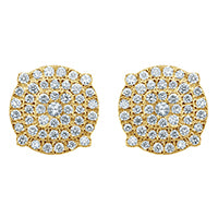 SPL PRICE: 10K 1.24- 1.28CT D-DARK EARRINGS