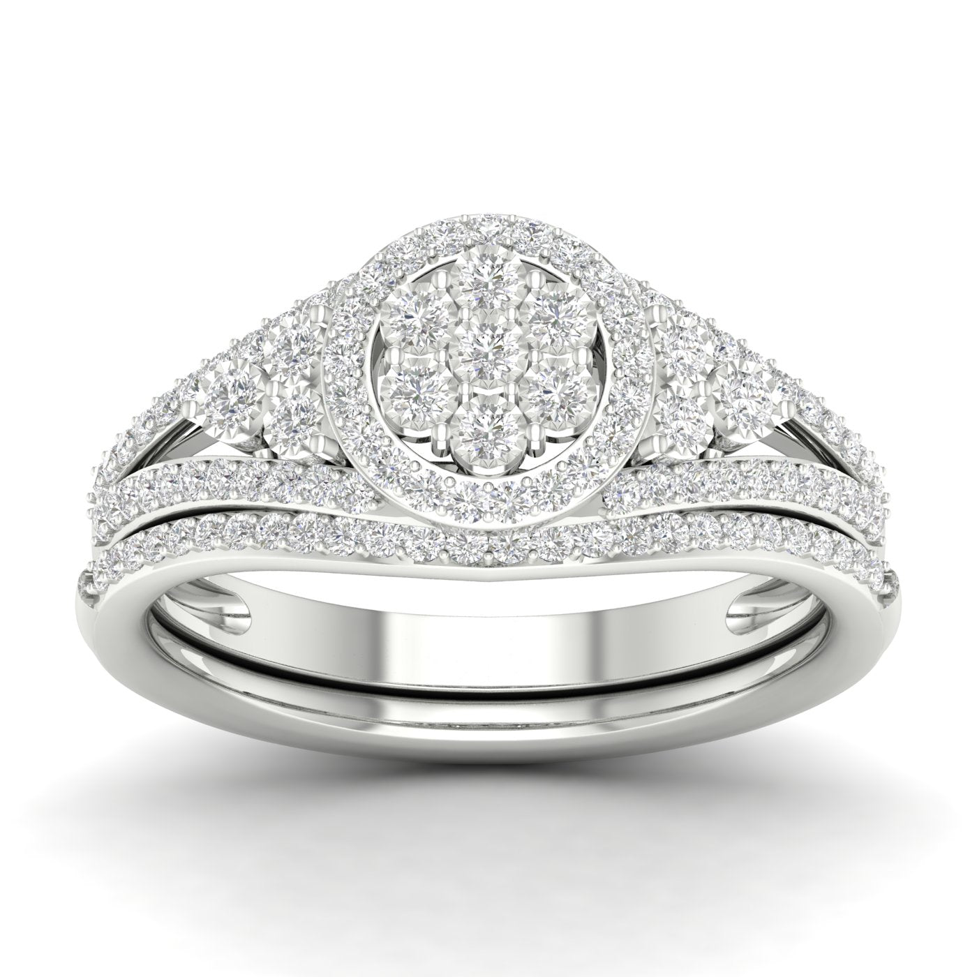 10K 0.33CT D-BRIDAL SET RDS