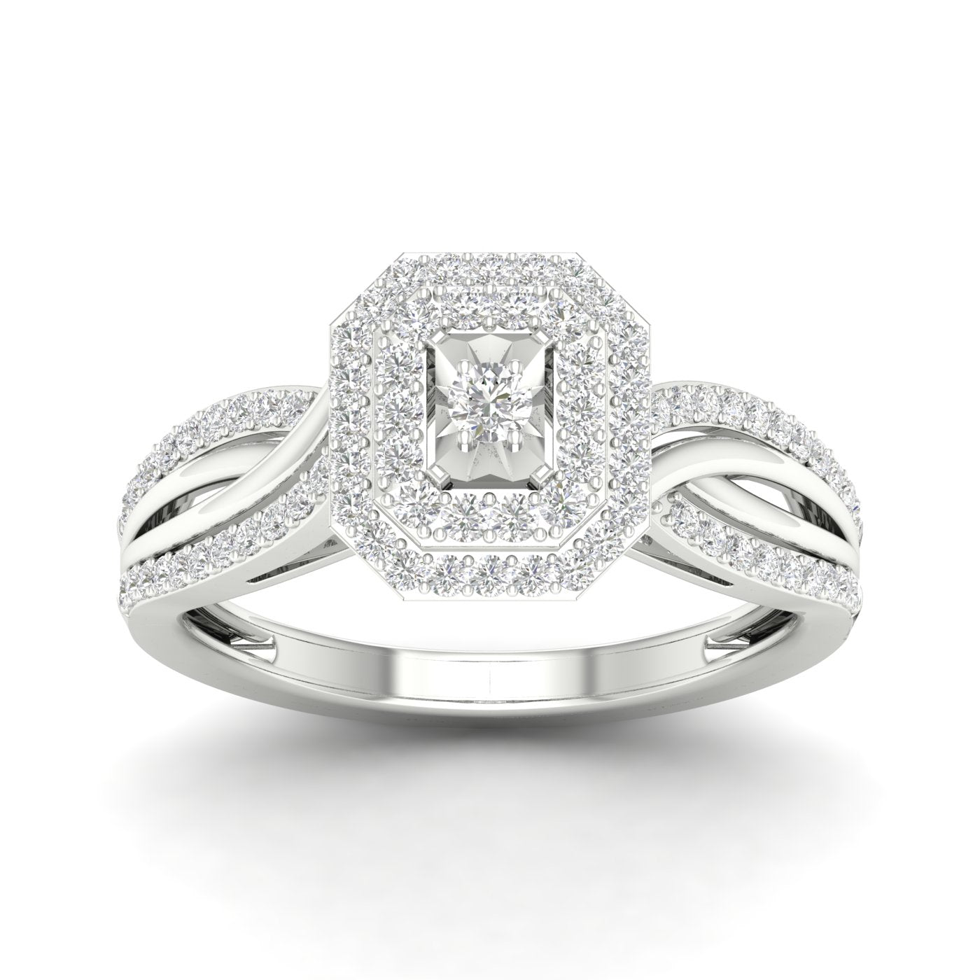 10K 0.40CT D-LADIES RINGS
