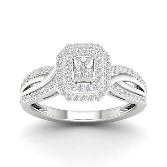 10K 0.40CT D-LADIES RINGS