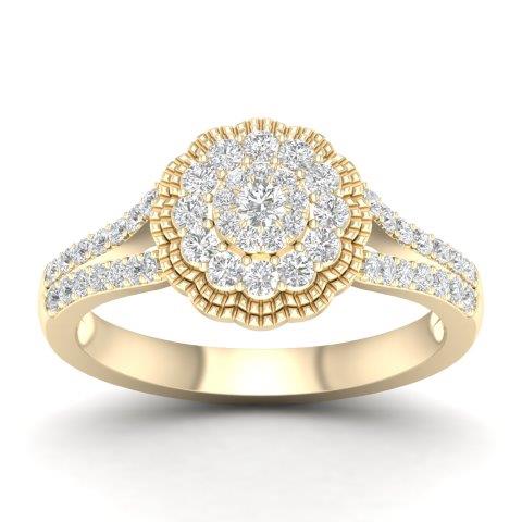 10K 0.50CT D-LADIES RINGS