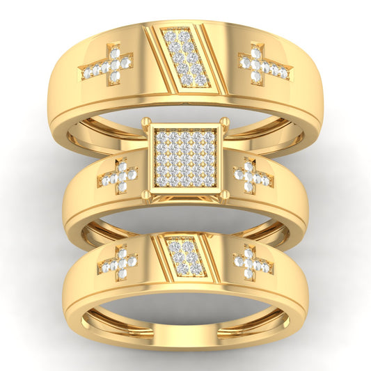10K 0.10CT D-LADIES RINGS