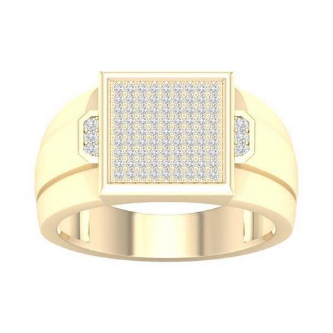 10K 0.25CT D-MENS MICROPAVE RINGS