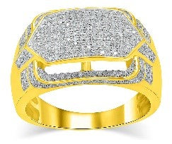 10K 0.72- 0.79CT D-MENS MICROPAVE RINGS